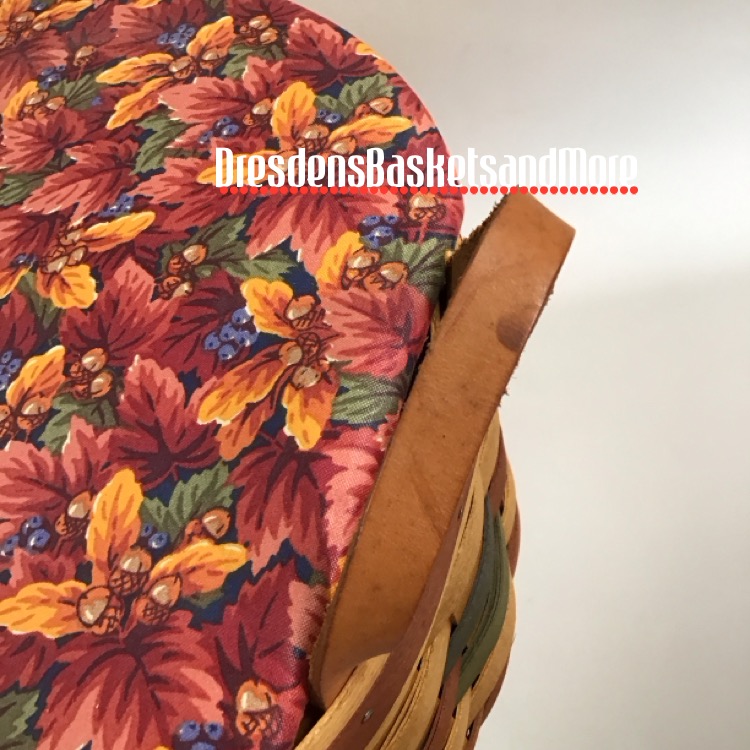 Longaberger 1995 Shades of Autumn Basket of Plenty Combo w/ Lid*
