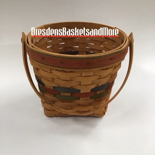 Longaberger 1996 Maple Leaf Basket w/ Protector