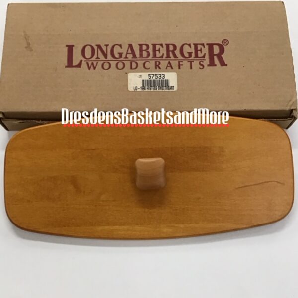 Longaberger Woodcrafts Cherished Memories Lid NIB
