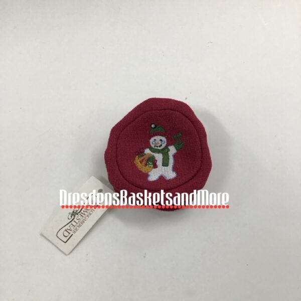 Jar Bonnet Paprika With Snowman
