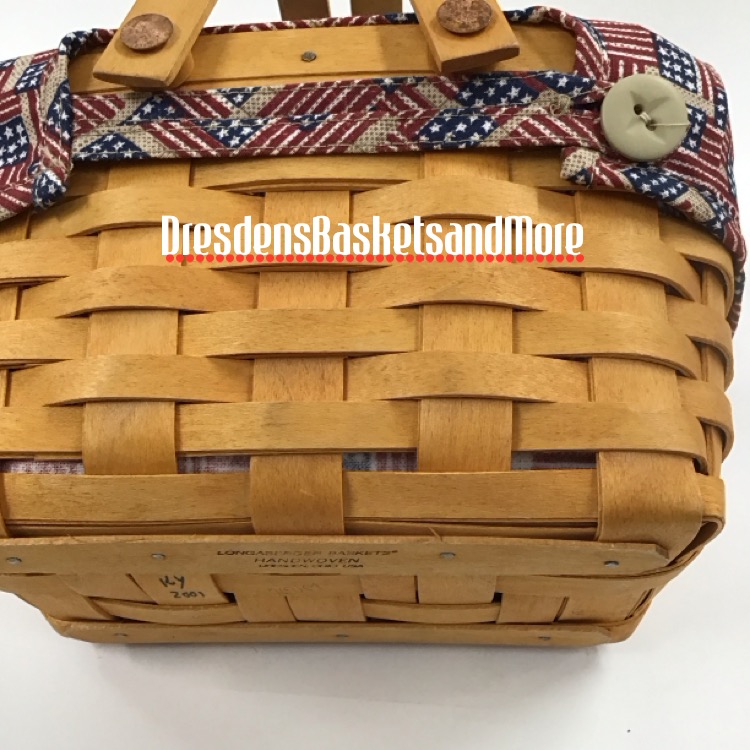 Longaberger 2001 Little Market Basket Combo*