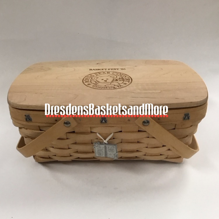 Boyd's Fest Longaberger Basket Fest MAB 2005 Combo w/ Lid Signed*